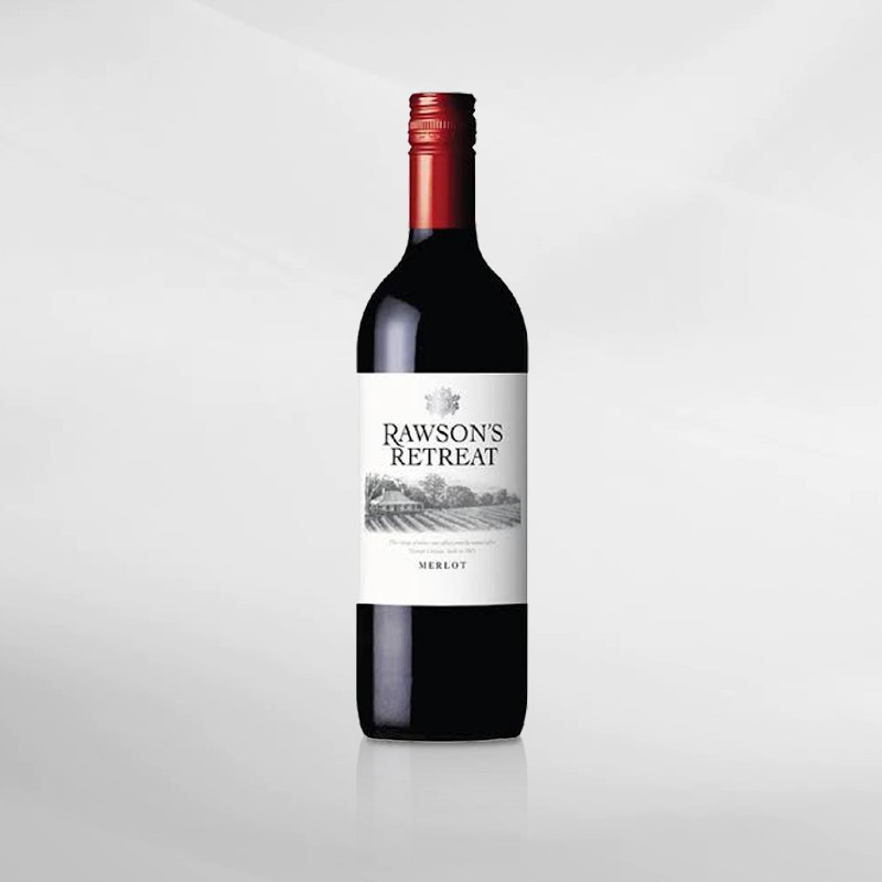 Rawsons Retreat Merlot 750 Ml ( Original &amp; Resmi By Vinyard )