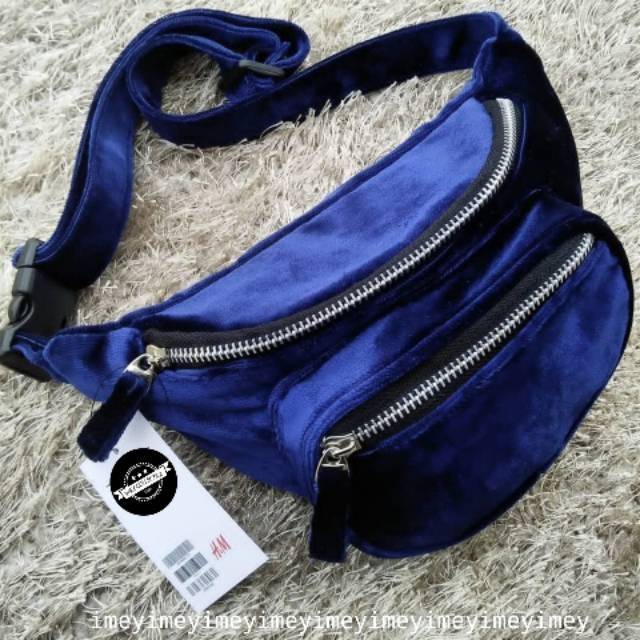 Waistbag cidot0607 suwed /waisbag swide/tas pinggang bahan bludru