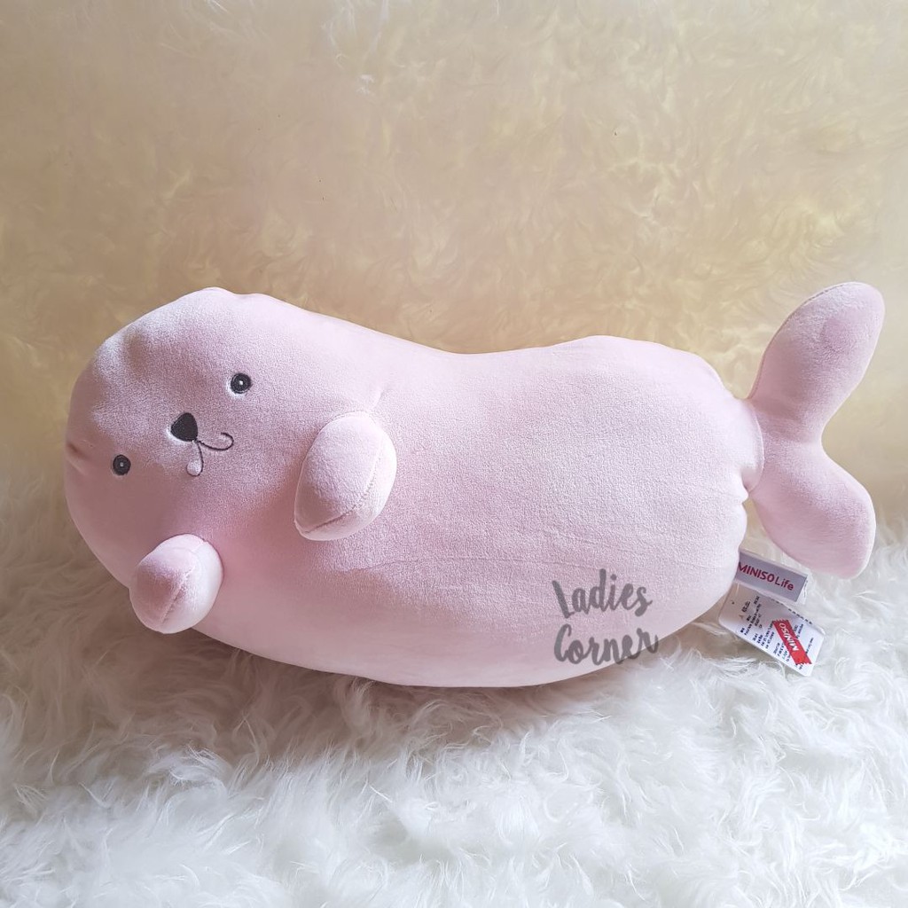 Seal Doll Boneka Lembut Anjing Laut Miniso Shopee Indonesia