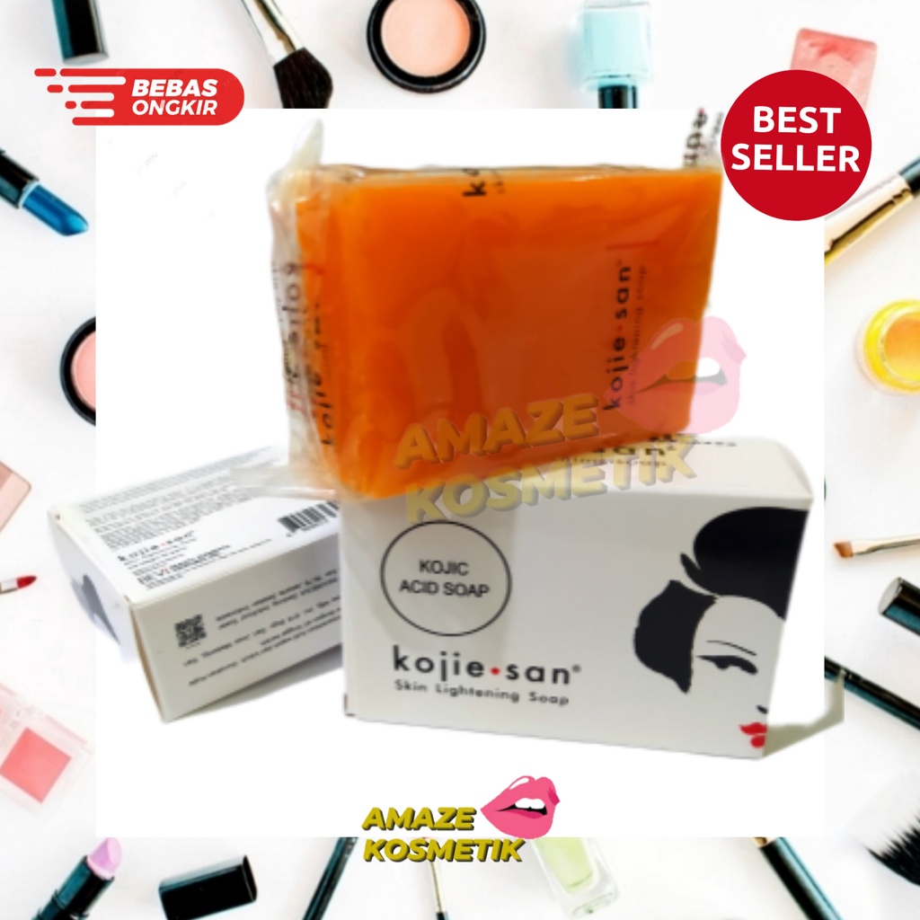 [ 1Kg= 20Pcs ] SABUN KOJIE SAN 65GR / KOJIC ACID SKIN LIGHTENING SOAP (BPOM)