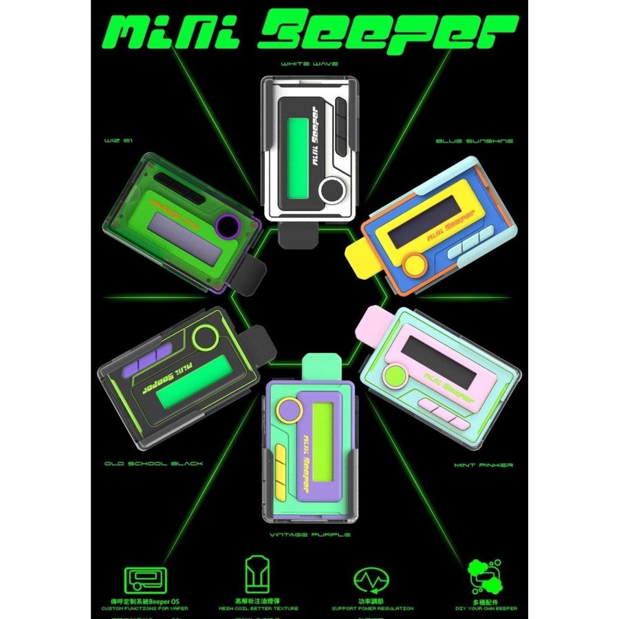 MINI BEEPER POD KIT AUTHENTIC BY WHIZVAPOR