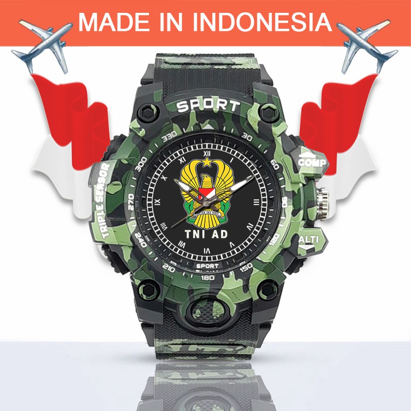 (SPECIAL EDITION) JAM TANGAN LOGO TNI-AD WATER RESISTANT NO.4