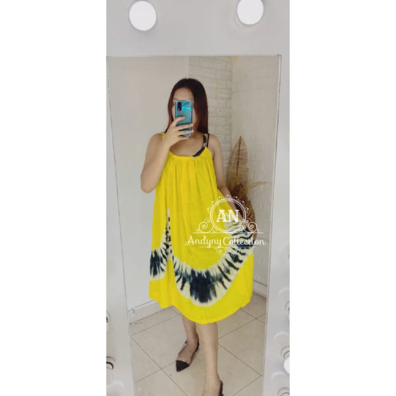 DASTER LOBEK PENDEK MOTIF GUNUNG-Kuning