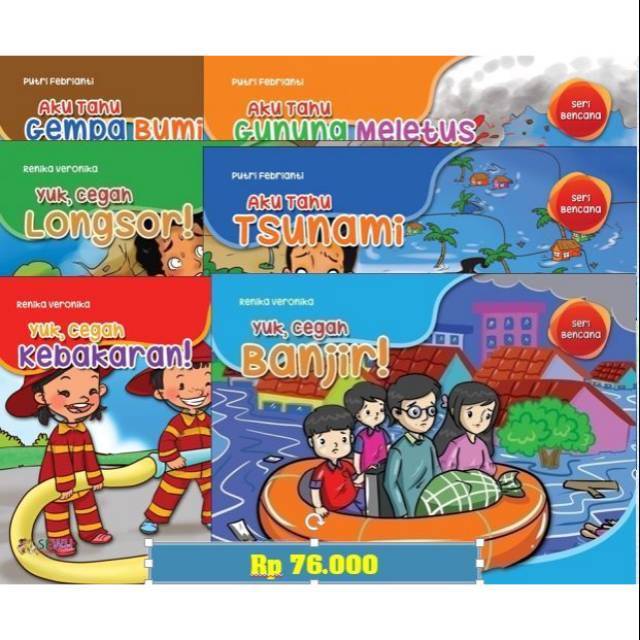 Buku Anak Seri Bencana Seri Pengetahuan Bencana Alam Tsunami