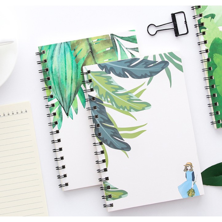 

Buku Tulis A5 Spiral Girl Topi dan Green Leaves TERBAIK