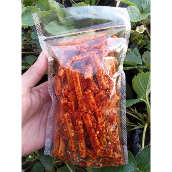 seblak potato bumbu basah daun jeruk kerupuk pedas noni 100gram