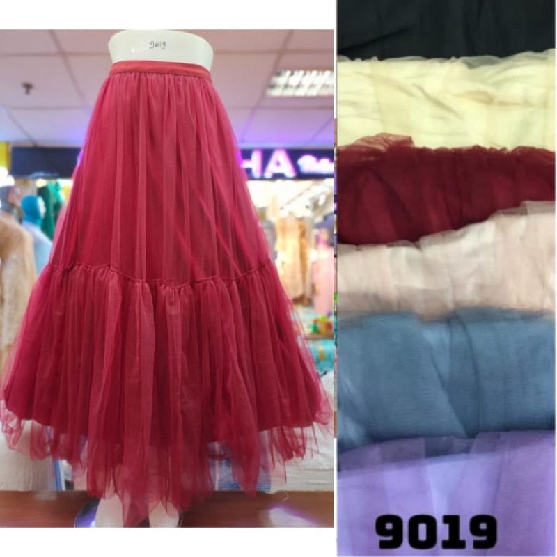 Youngmoodis naura Rok tutu polos tile halus ori import