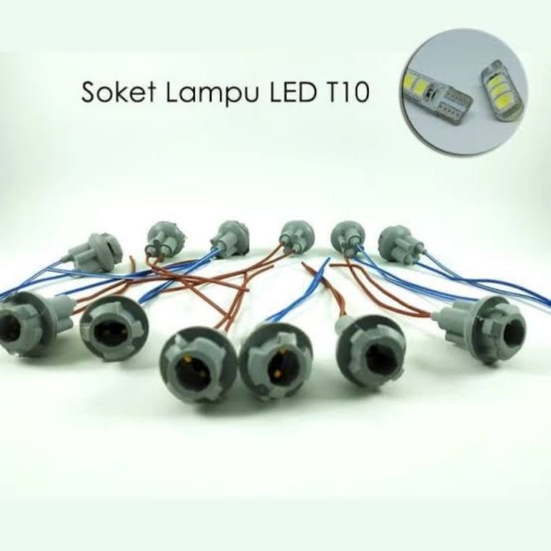 soket lampu T10 karet