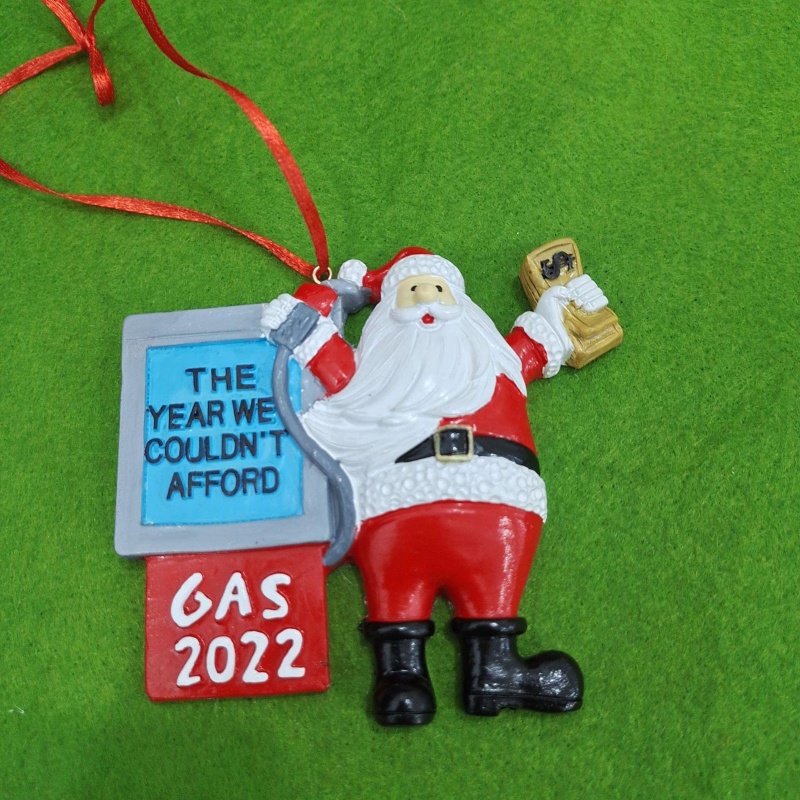 Zzz 2022 Ornamen Gantung Desain Santa Claus Bensin Untuk Dekorasi Natal