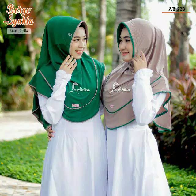 Hijab Abika Bergo SYAHLA Original New by Abika