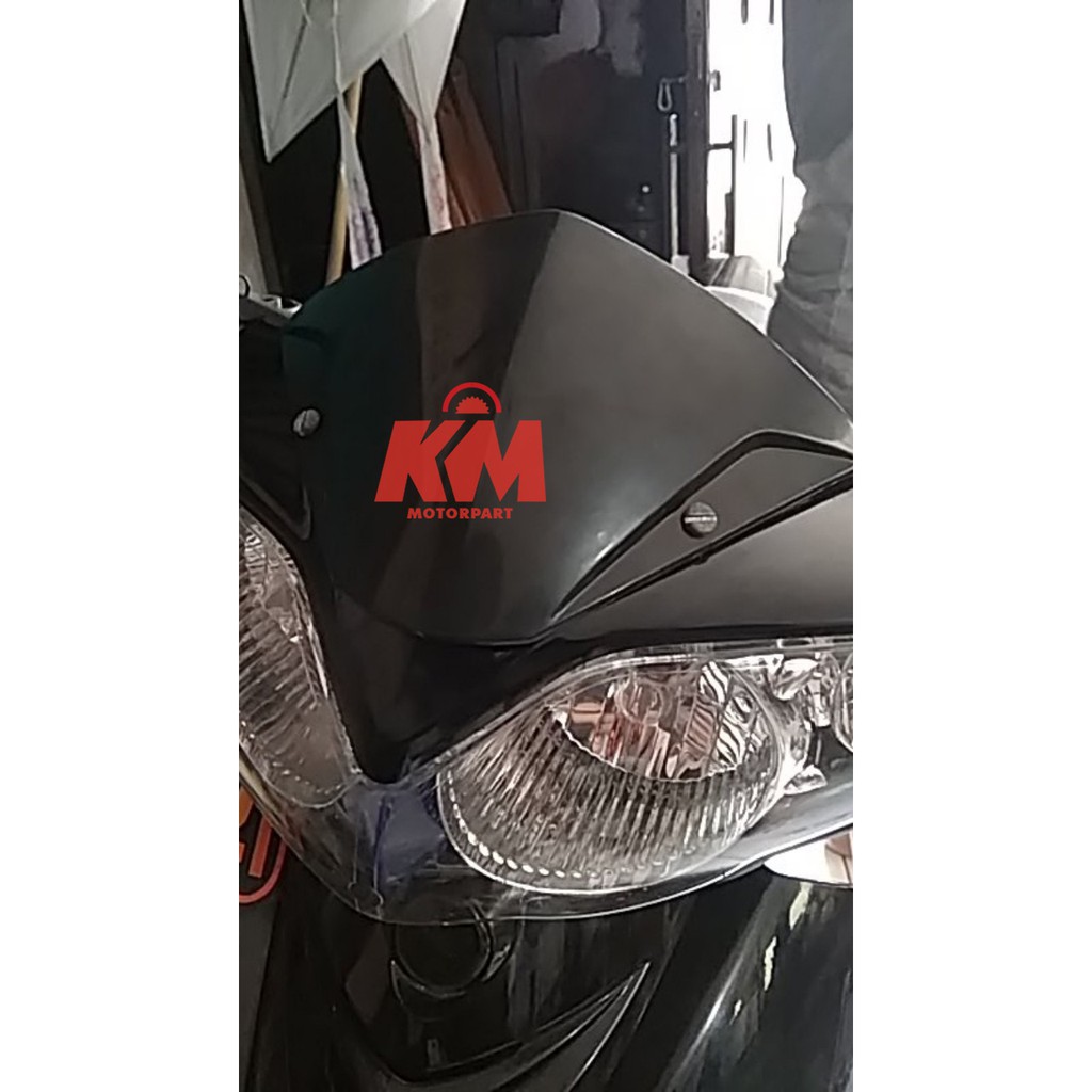 Visor Windshield Jupiter MX Lama Old Hitam Jupiter Mx 135 Jupiter Mx 125 Karbu