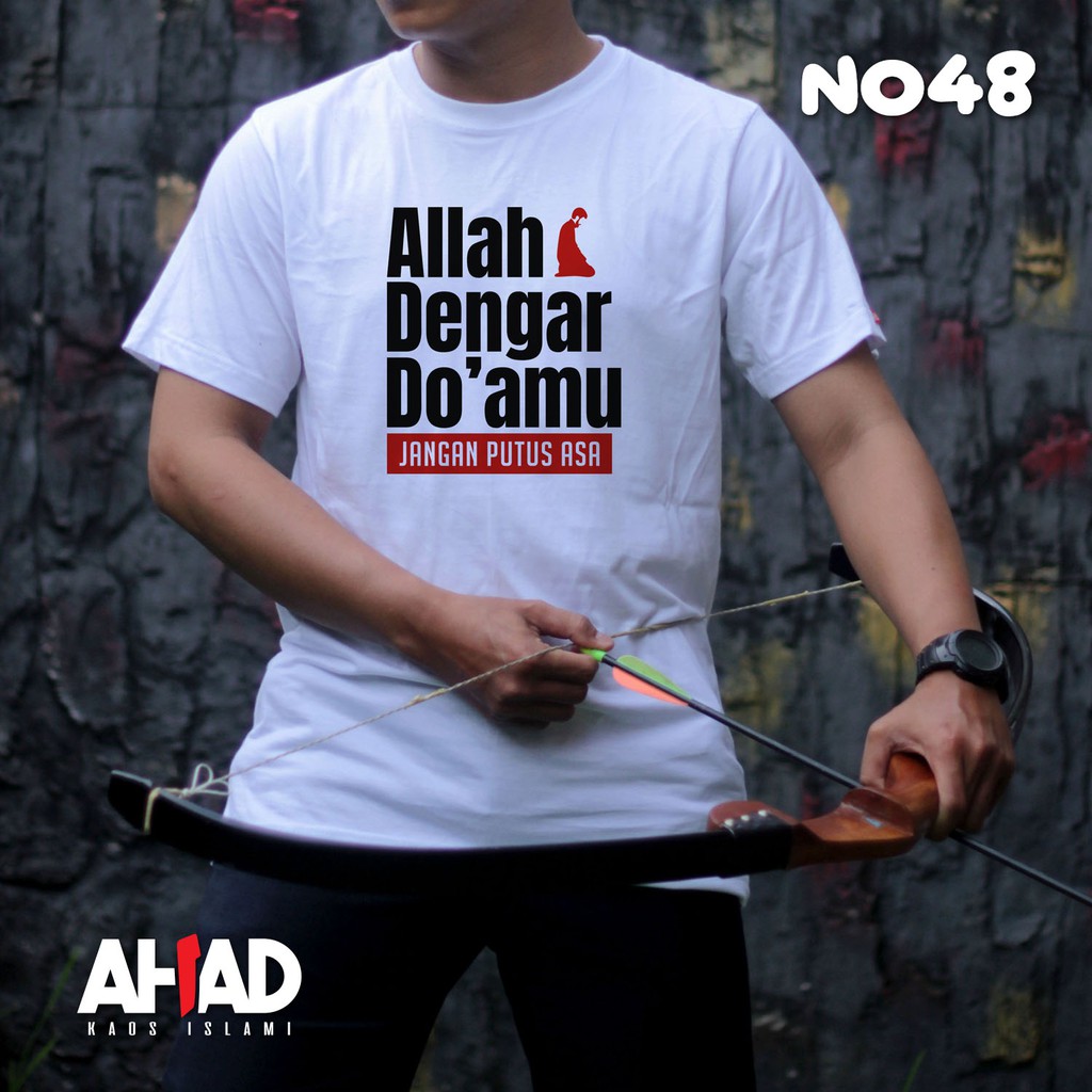 Kaos Islami Ahad - Allah Dengar Do'a mu N043