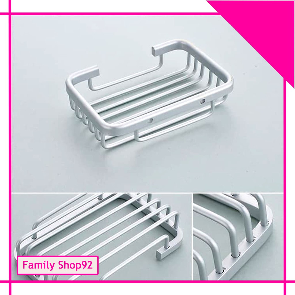 FS 384 Rak Sabun Rak Tunggal Rak Dinding Rak Kamar Mandi Rak Aluminium Tempat Sabun Rak Mini Murah