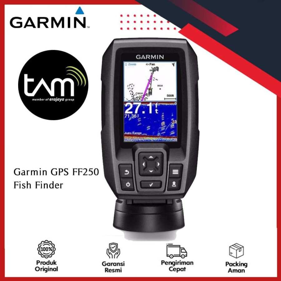 Fish Finder GPS Garmin FF250 Alat Penemu Ikan Cari Ikan Mancing Fishing Spot