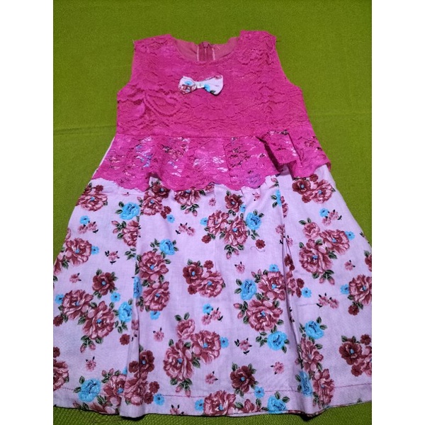 dress anak 1-2 tahun,baju anak perempuan