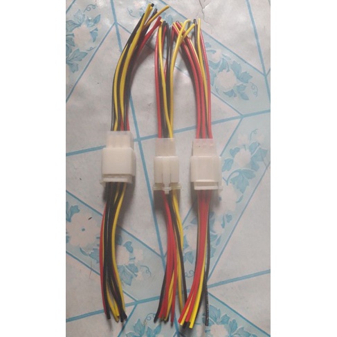 soket sambungan motor pin 9 kabel/set