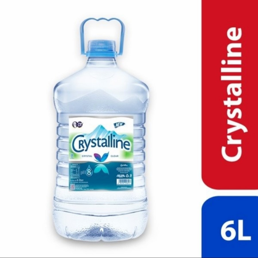 

Air Mineral Crystalline | Crystalin pH 8+ Baby Galon + isi 6 Liter (Kemasan Satuan)