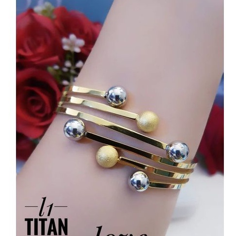 TiTanium gelang wanita cantikk p628