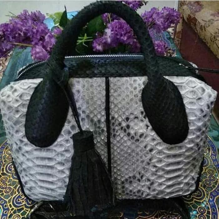 AA LEATHER ORI Tas Natali Kulit ular / Natali Bag