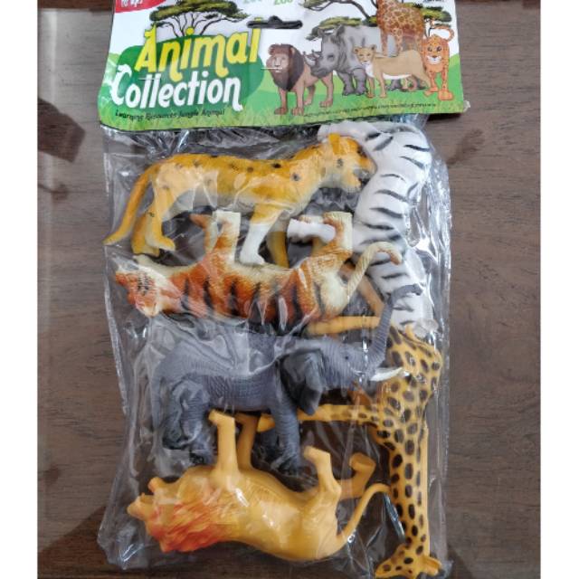  Mainan  Hewan  Karet Zoo  Animal Collection Shopee Indonesia