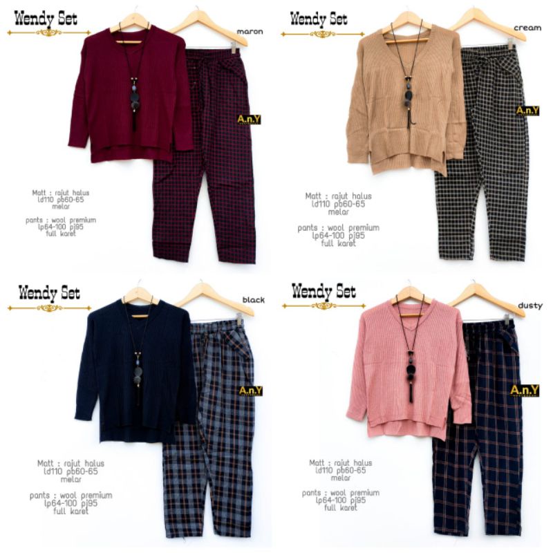 100% ORI Wendy daily set by A.n.Y / Ld 110 Lp 64-100