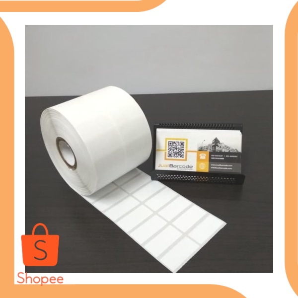 

TERLARIS - LABEL BARCODE 33 X 15 2 LINE KERTAS STICKER LABEL SEMICOAT