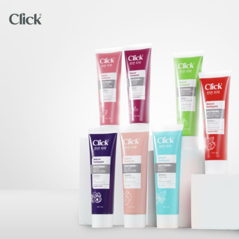 Click Natural Whitening Toothpaste - Pasta Gigi Odol Whitening Click