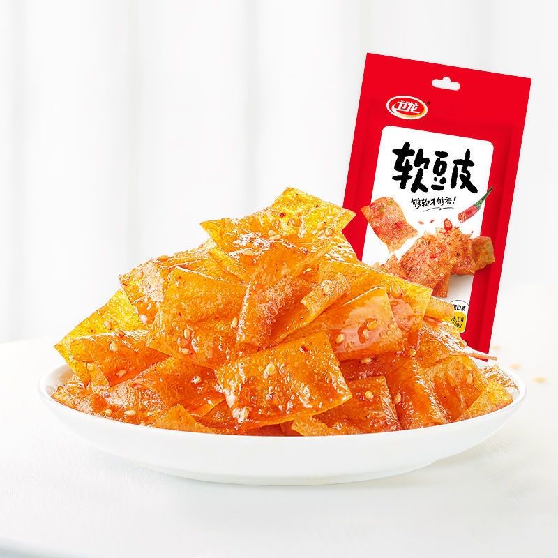 

Wei long Kulit Tahu lembek spicy/ 卫龙软豆皮