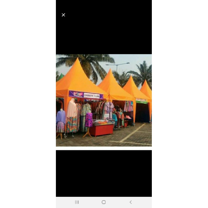 Tenda krucut 2x2 tenda promosi