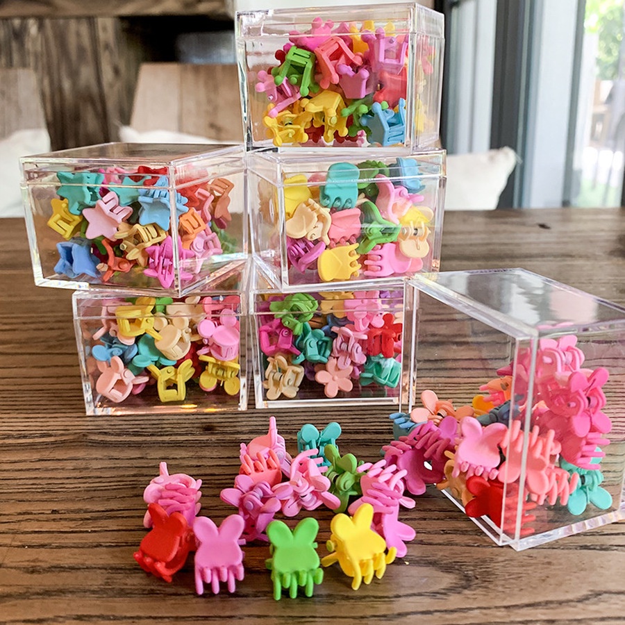 15 / 36pcs / set Mini Hair Claws Colorful Side Clip Barrette Ponytail Cute Girls Women Hairpins Fashion Hair Accessories