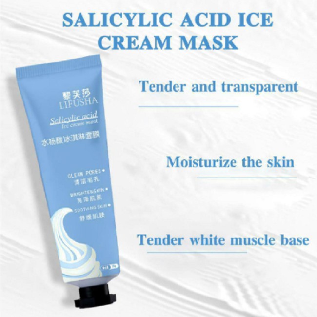 Masker Es Krim Salicylic Acid Ice Cream Mask