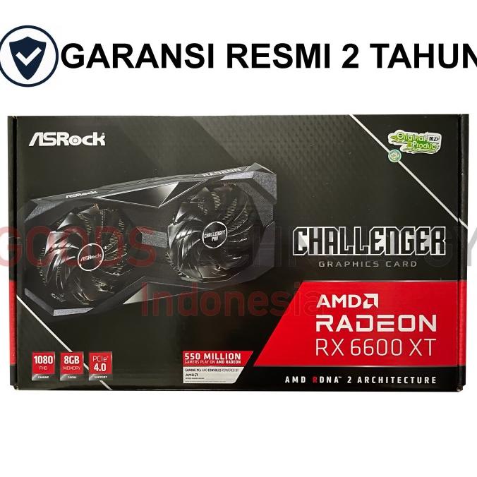 new diskon asrock amd radeon rx 6600 xt challenger d 8gb oc 6600xt