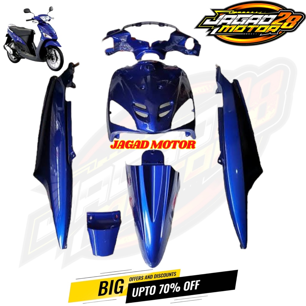 Full Body Halus Yamaha Mio Sporty Hitam Putih Merah Biru / Body Full Halus Yamaha Mio Sporty Hitam Putih Merah Biru / Bodi Halus Full Set Yamaha Mio Sporty Hitam Putih Merah Biru / Cover Body Bodi Halus Full Set Yamaha Mio Sporty Hitam Putih Merah Biru