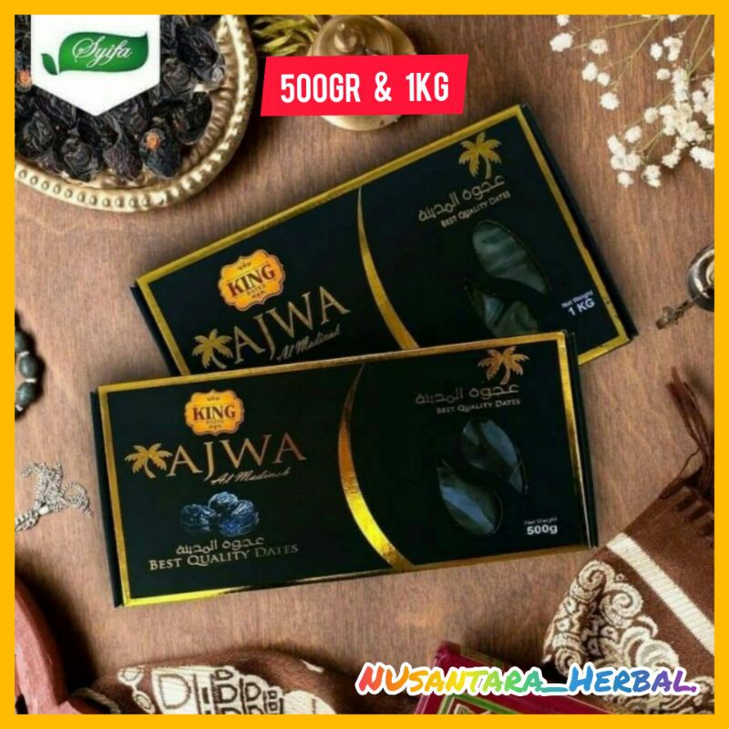 

Kurma Ajwa Jumbo 500Gram & 1Kg By Syifa / Kurma Asli Original / Kurma Nabi / Kurma Terbaik