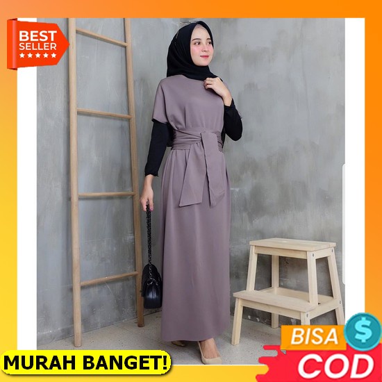 Naila Dress Gamis Wanita Dewasa Terbaru 2022 Elegan Murah Tapi Mewah Gamis Wanita Syari Kekinian Sim