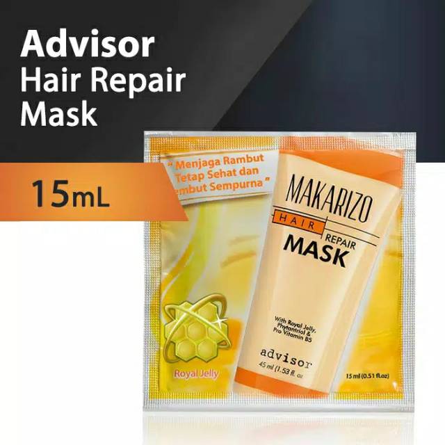 [1 SACHET] MAKARIZO Advisor Hair Repair Mask Sachet 15ML