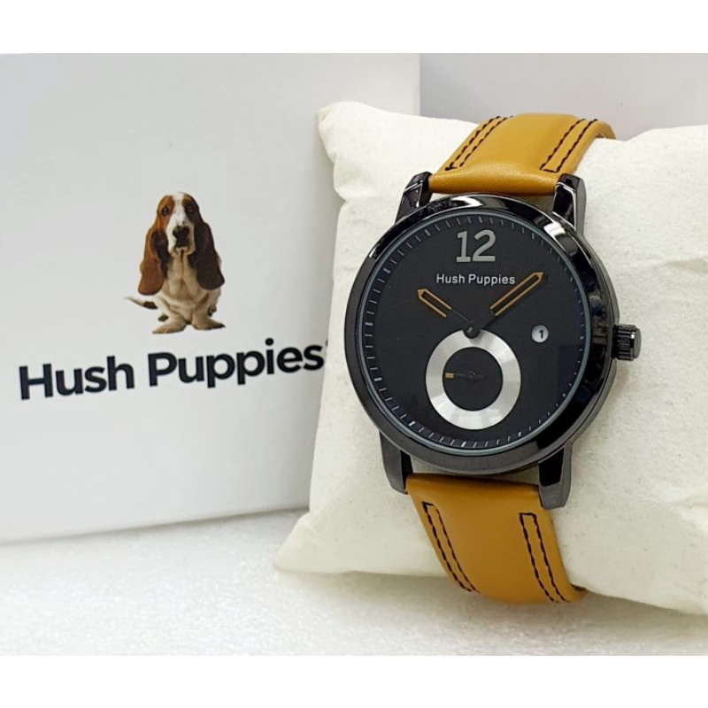 (COD)Jam Tangan Fashion Pria / Wanita Hush Puppies Elegan KF2348 Strap free BOX