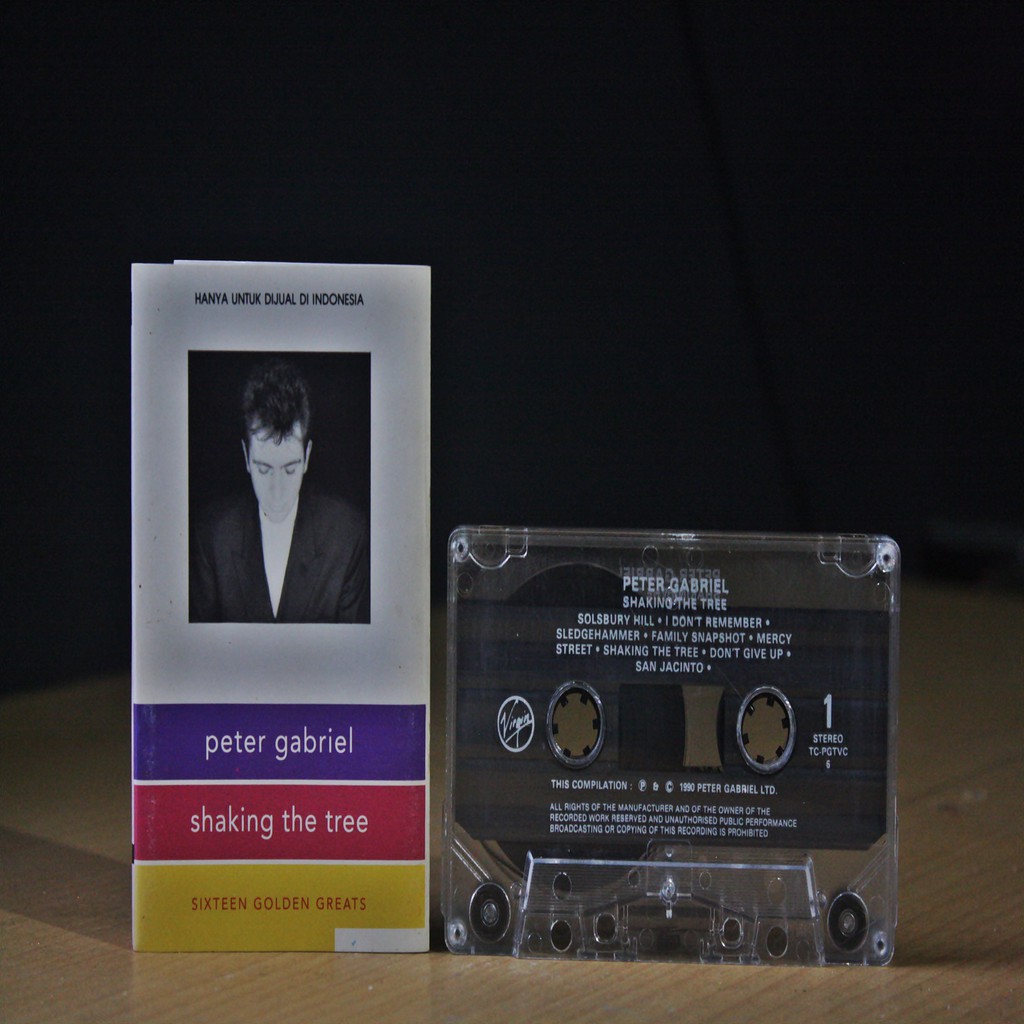kaset pita peter gabriel - shaking tree