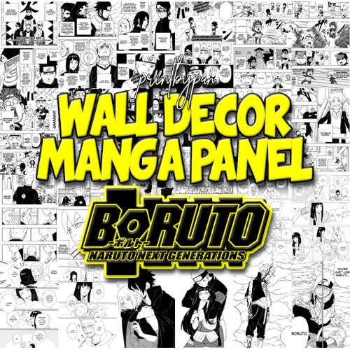 (16 LEMBAR) Poster Dinding Anime Manga Wall Decor Panel - Sticker Hiasan Dinding Wallpaper Kamar - Black Clover Jujutsu Kaisen Tokyo Revengers One Piece Black Clover Naruto Boruto Demon Slayer Kimetsu no Yaiba Attack on Titan Shingeki no Kyojin Haikyuu-7