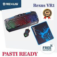 GAMING KEYBOARD REXUS WARFACTION VR1 COMBO