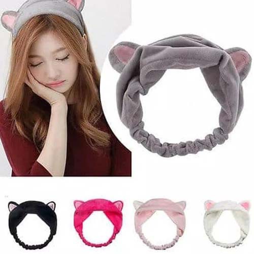 Bandana Bando Motif Kuping Hairband Korea Lucu Kucing Bendo Headband Rambut Fashion