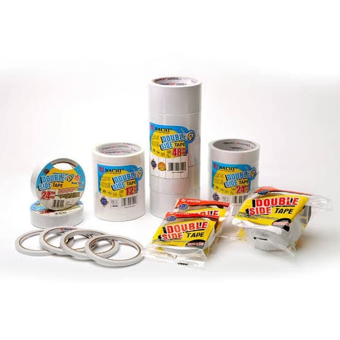 

Isolasi Selotip Bolak Balik Double Side Tape Nachi 1 inch 24 mm x 10 Yard