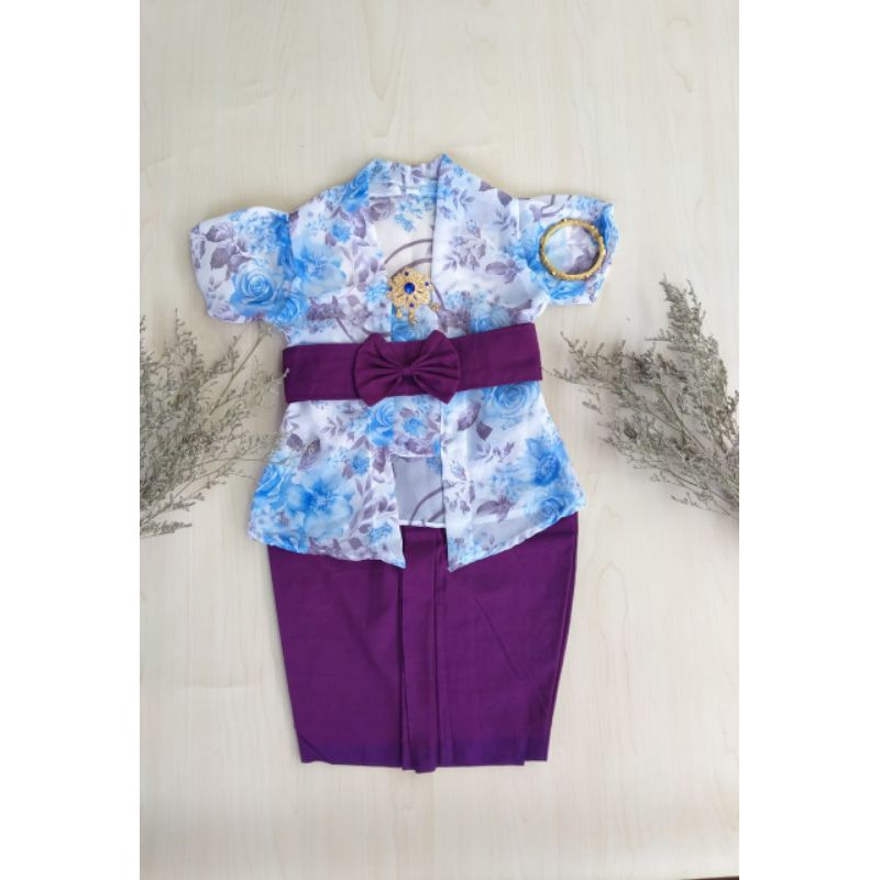 0-5 tahun free bandana SET KEBAYA SIFONE+KAMEN OBI ANAK