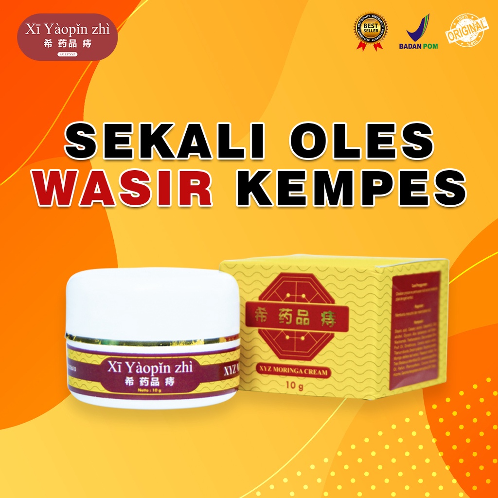 XI YAOPIN ZHI Herbal Alami Cina Ampuh Atasi Wasir Benjolan Ambeyen Tanpa Operasi Salep Oles XYZ 100% Original COD