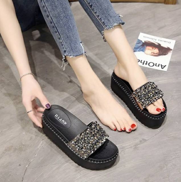 WEDGES SLIP ON KOREA#3119