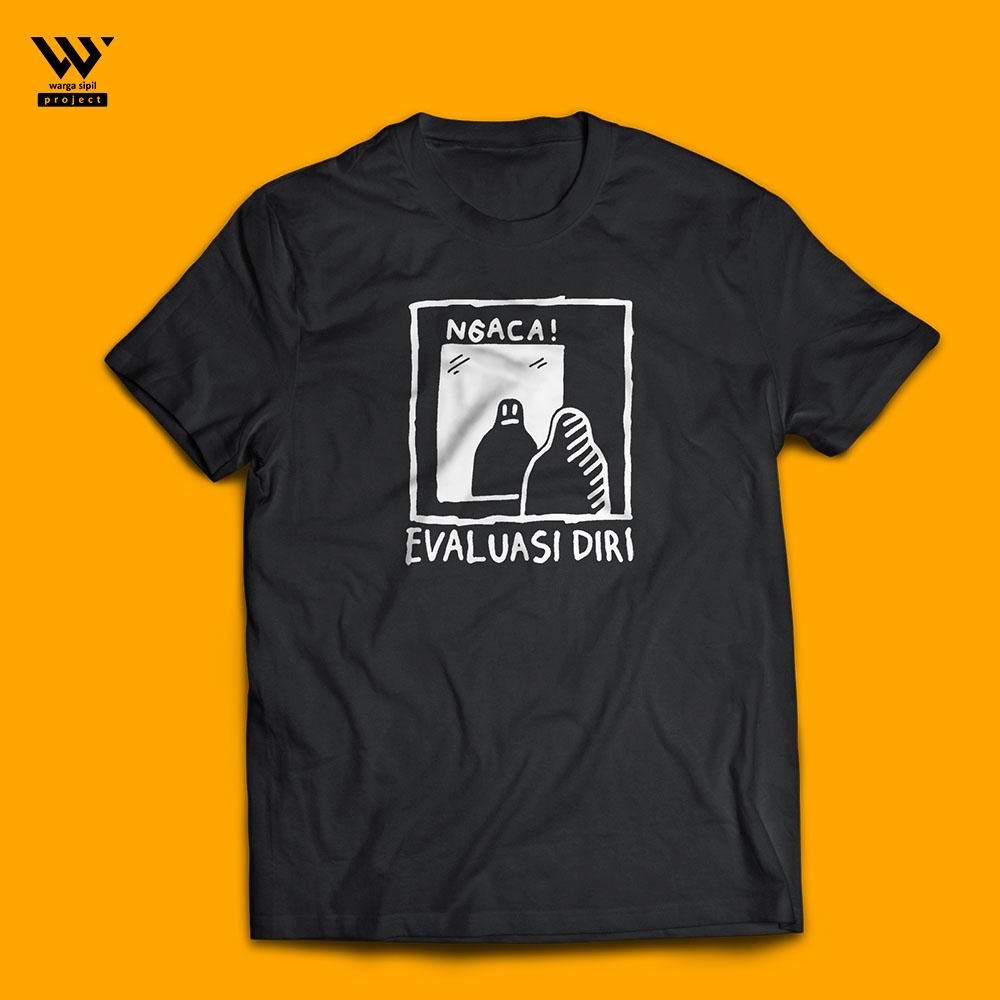 Warga Sipil Project - kaos evaluasi ngaca