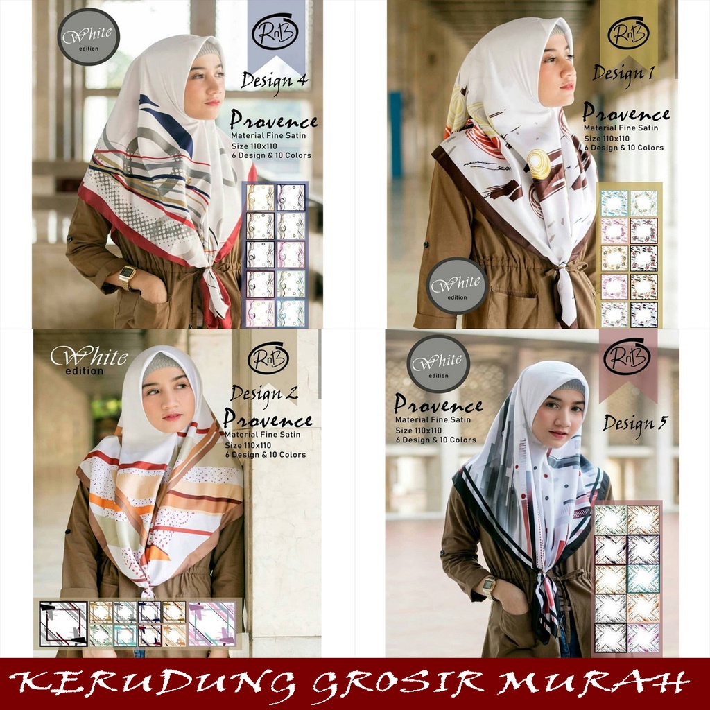 provence white series yasmina scarf