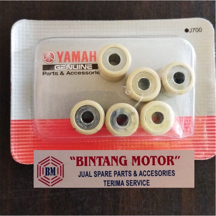 ROLLER MOTOR MIO J FINO FI 115 XRIDE 115 SOUL GT 115 9.5 GRAM ORIGINAL 100% ASLI YAMAHA