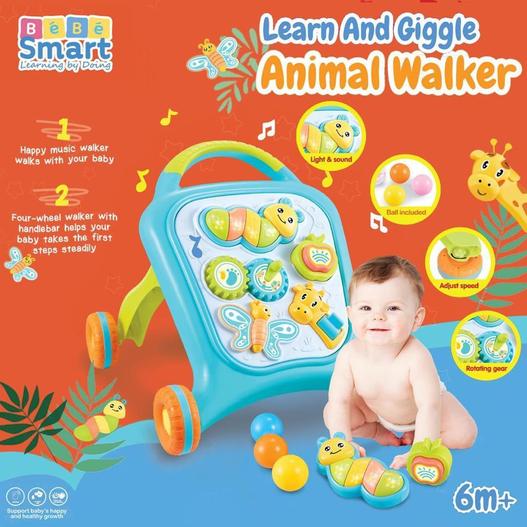 BABY WALKER BEBE SMART - LEARN &amp; GIGGLE WALKER/AMAN NYAMAN UNTUK BAYI