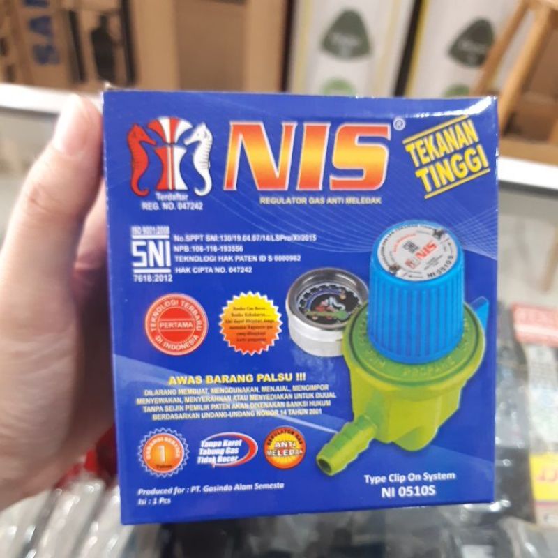 Regulator Gas tekanan tinggi NIS